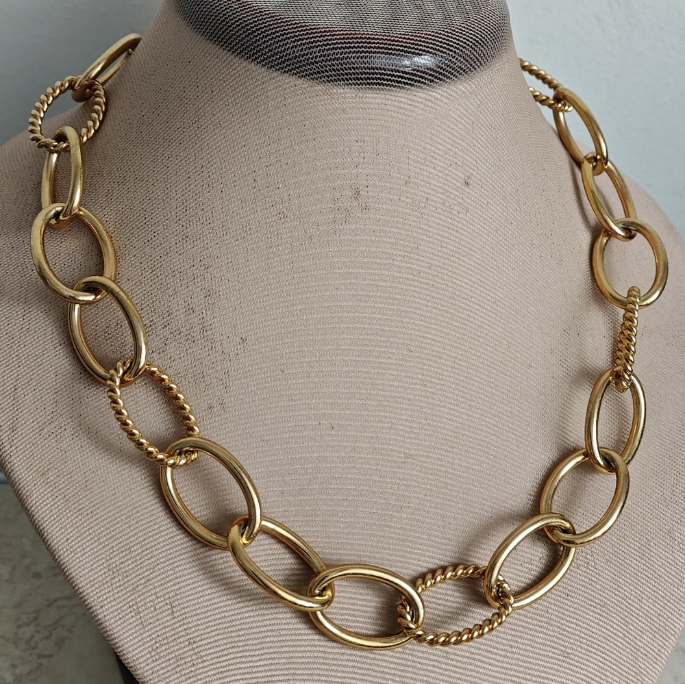 RLL Lauren Ralph Lauren Chunky Gold Chain Necklace